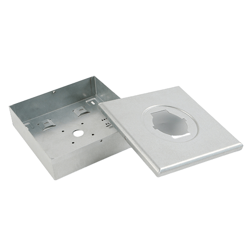 Welded sheet metal frame assembly