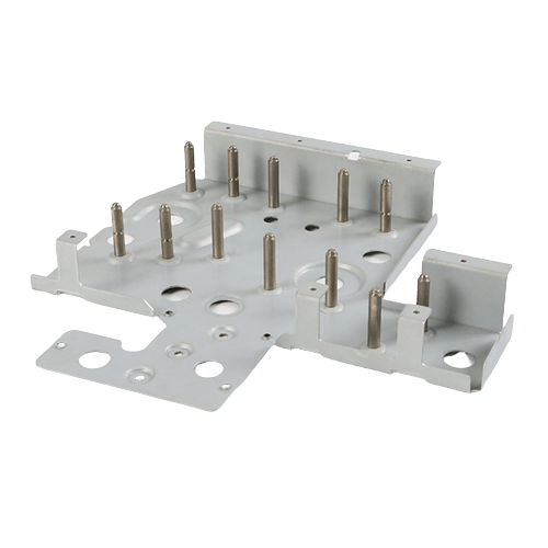 Stamped metal panel component