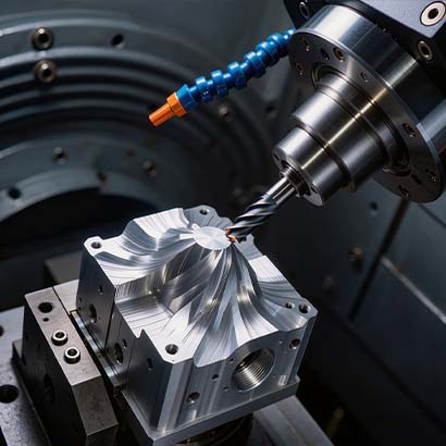 CNC machining centre at KH Precision