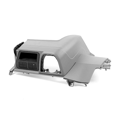 Machined console section for control equipment