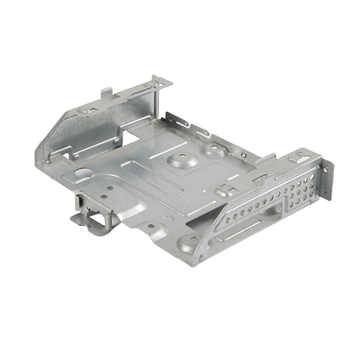 Powder coated sheet metal housing