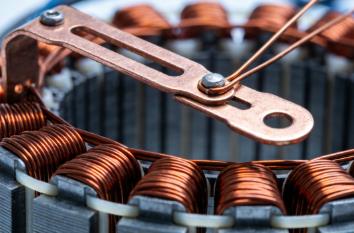 Copper stator hairpin for an electric vehicle motor