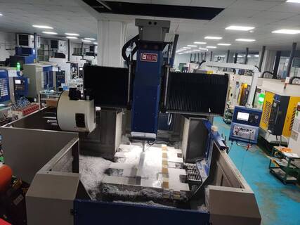 Precision CNC milling workshop