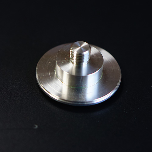 Custom CNC turned aluminum threaded bolts and hex head fasteners