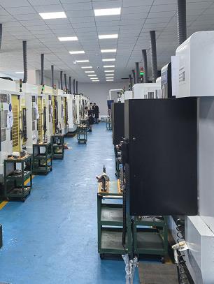 Shenzhen CNC workshop with multi-axis machines