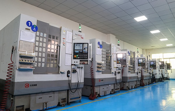 CNC machining workshop production area in Shenzhen
