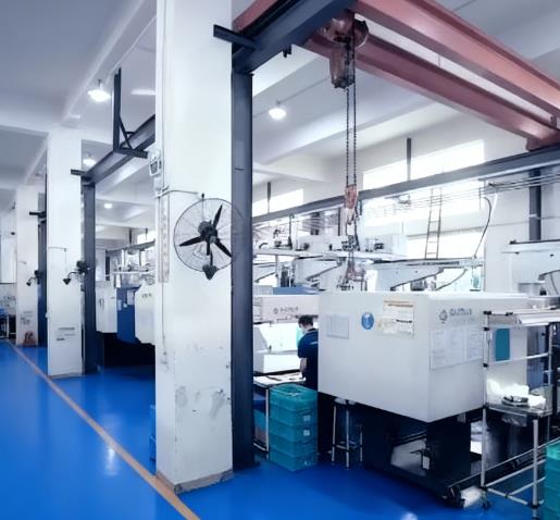 High-volume CNC machining production floor