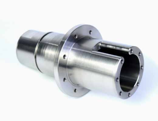 Industrial gearbox housing after CNC machining
