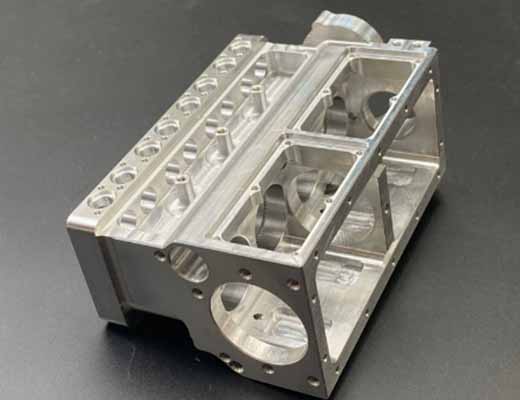CNC machined hydraulic and pneumatic manifold