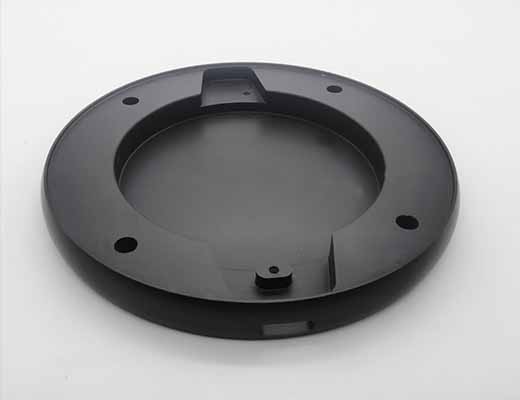 Electronics device enclosure after CNC machining