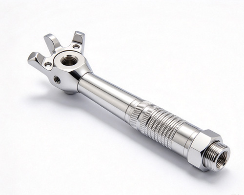 Precision medical implant components after CNC machining
