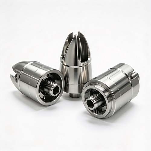 Precision machined titanium component